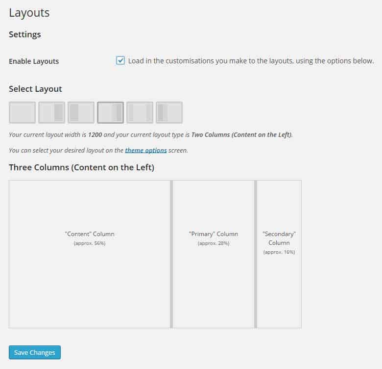 Canvas column layouts