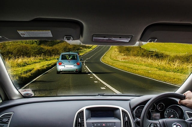 Driver driving on the left