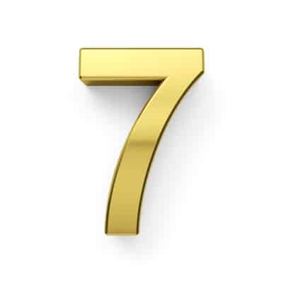 3d Golden number 7