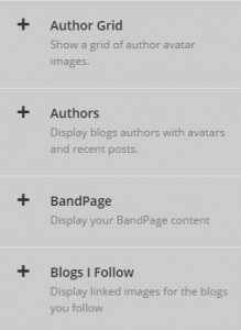 Some WordPress.com widgets