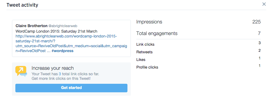Revive Old Post - Twitter analytics