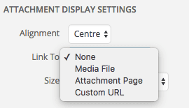 Selecting an Attachment Page