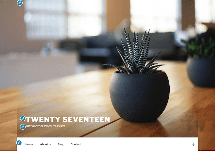 Advanced Twenty Seventeen two header images