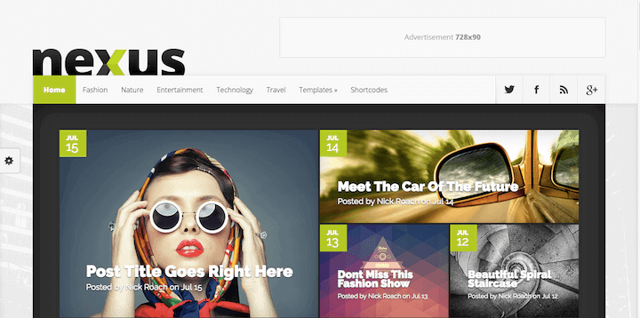 The Nexus Theme by Elegant Themes for WordPress.org