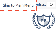 Skip to Main Menu link