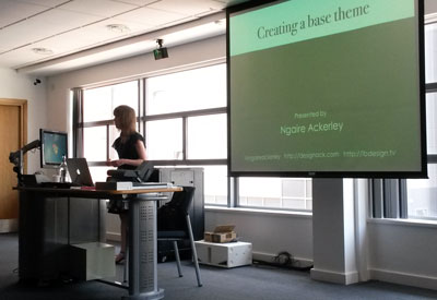 Ngaire Ackerley talk on creating a base theme