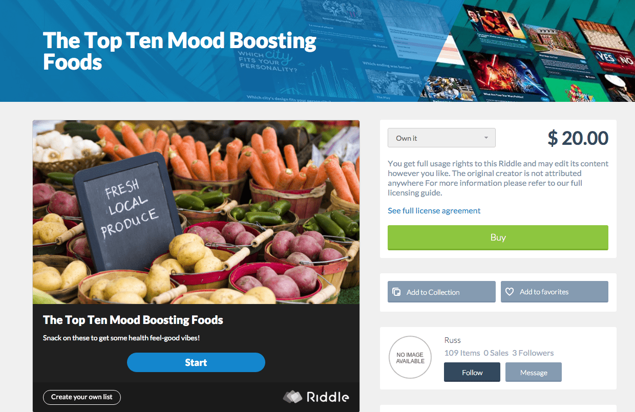 The Top Ten Mood Boosting Foods quiz