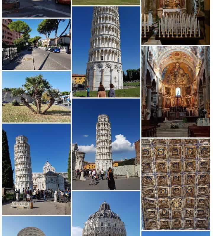 Masonry layout in Photonic of photos taken in Pisa