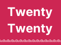 Twenty Twenty logo example