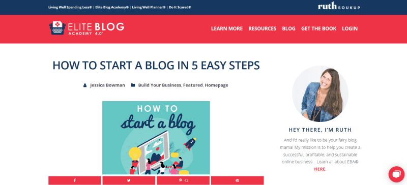 5 easy steps to start a blog by Jessica Bowman