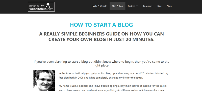 Create your own blog in just 20 minutes with Jamie Spencer