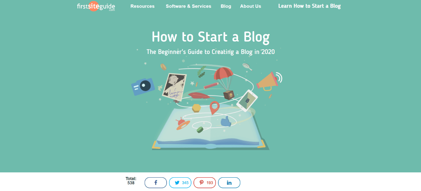 The Beginner's Guide to Creating a Blog in 2020 by First Site Guide