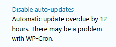 Automatic update overdue by 12 hours