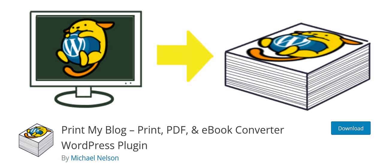 Print My Blog - Print, PDF, and eBook Converter WordPress Plugin