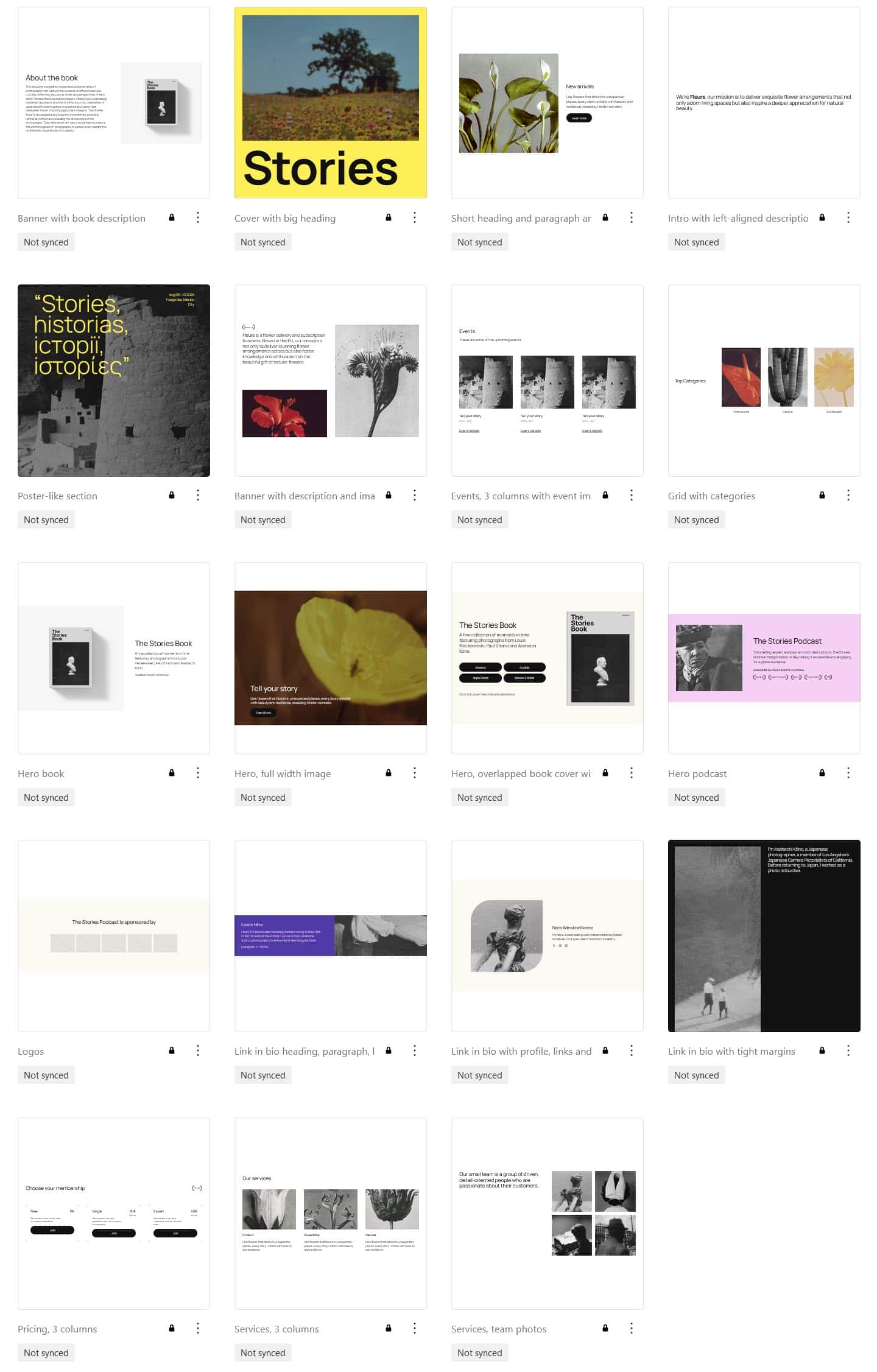 Twenty Twenty-Five Banners patterns