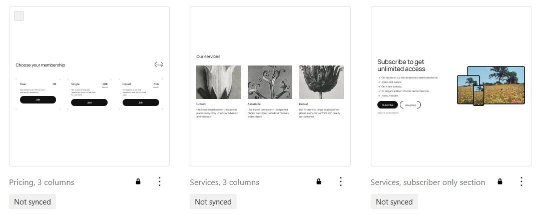 Twenty Twenty-Five Services patterns